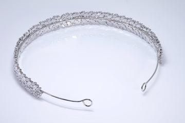 CZ Elysian Vine Bridal Headband , Hair Vine Headband, Bridal Hair Vine, Delicate Headband, Hair accessories.